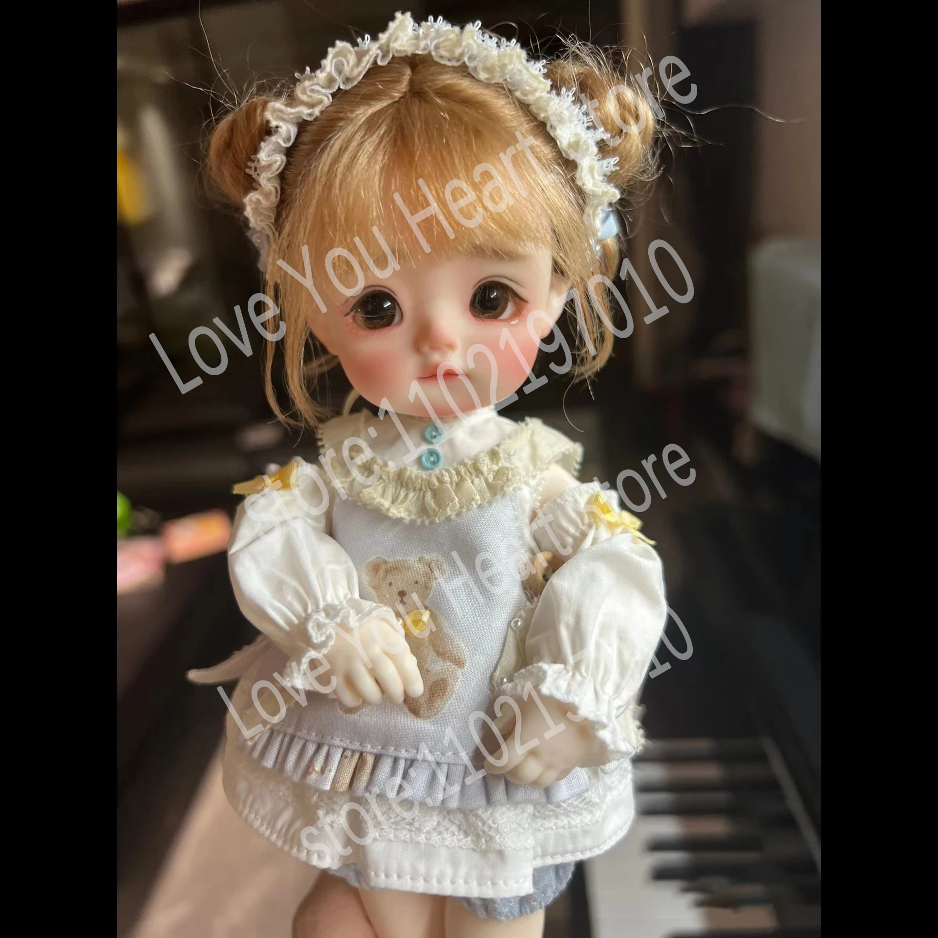 1/6 BJD Doll Resin Material Lovely Doll DIY For Children Birthday No Makeup Doll Toys Gifts