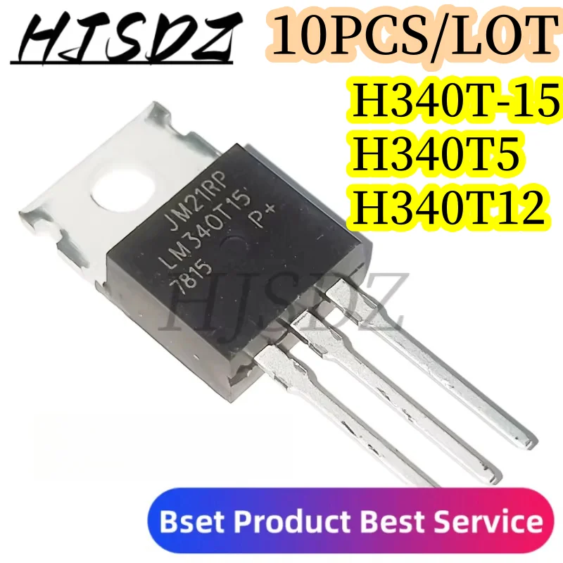 10PCS/LOT LM340T-5 LM340T-5.0 LM340T5 TO-220 LM340T-15 LM340T15 LM340T-12 LM340T12 Three terminal voltage regulator transis