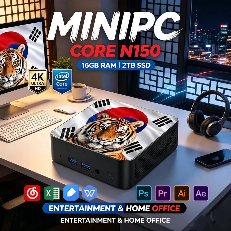 Pc Gaming Editing - Premium Intel Core N150 Korean Tiger