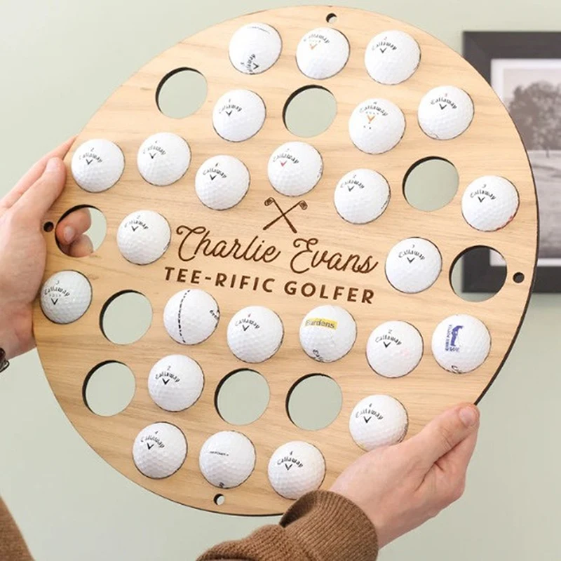 

Golf Collection Wall Hanging Golf Ball Wall Storage Rack Home Decoration Golf Ball Show Collector Stand Organizer