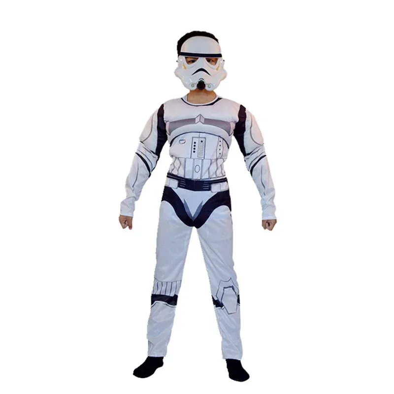 Costume cosplay Darth Vader Imperial Stormtrooper per bambini Abbigliamento per bambini Uniforme di Halloween