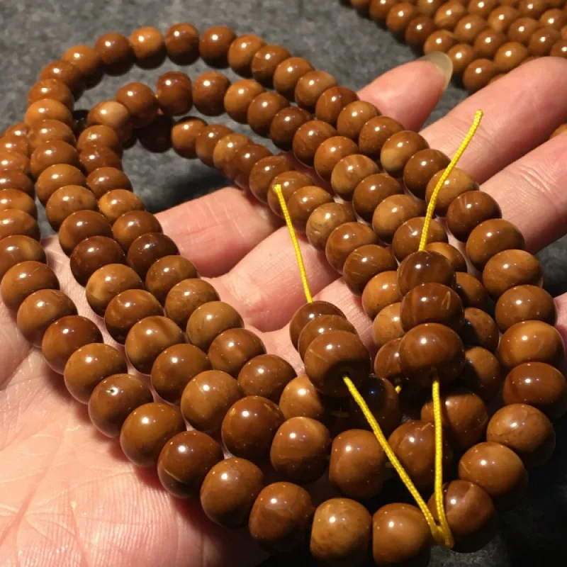 

Natural Cook Tibetan Style Prayer Beads 108 Bracelet Rare Bodhi Necklace Men and Women