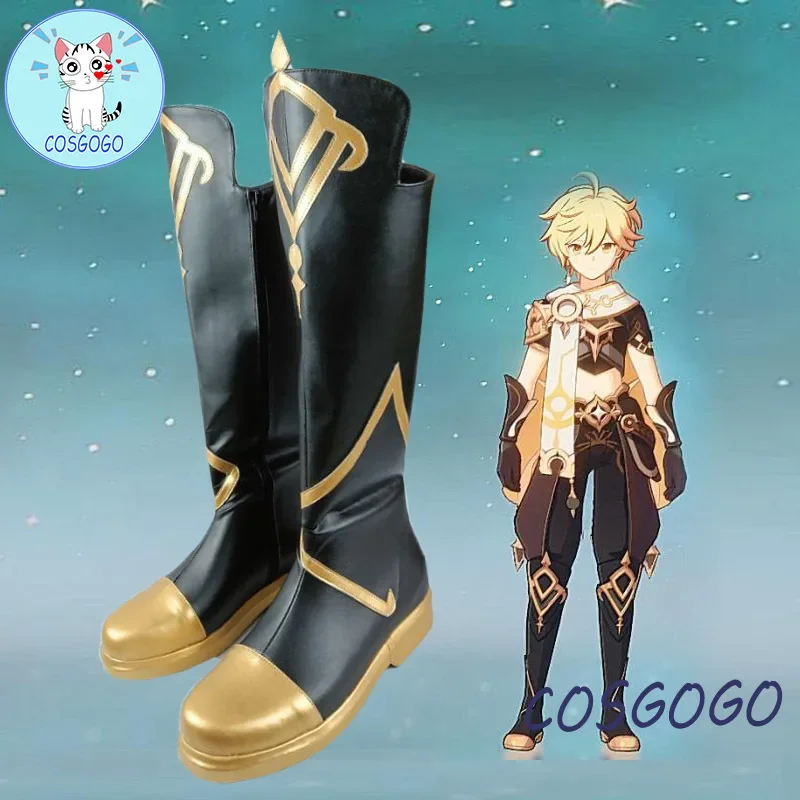 Chaussures de Cosplay Genshin Impact AWindsor, Bottes sur Mesure, Accessoires d'Halloween pour Femme, Nouvelle Collection