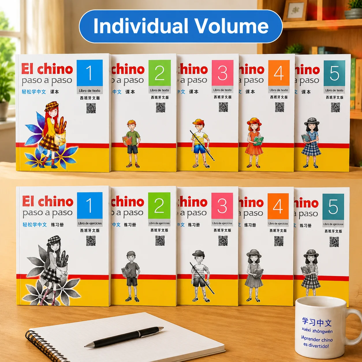 El chino paso a paso – Curso de chino para aprender chino (hispanohablantes principiantes desde cero, 6–18 años)