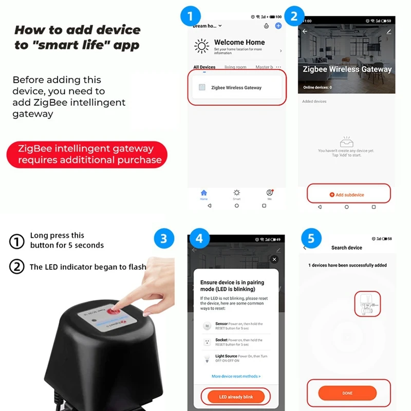 Новый умный контроллер клапана манипулятора Tuya Zigbee для воды, газа, автоматическое отключение, выключение, поддержка Alexa Home Smartlife