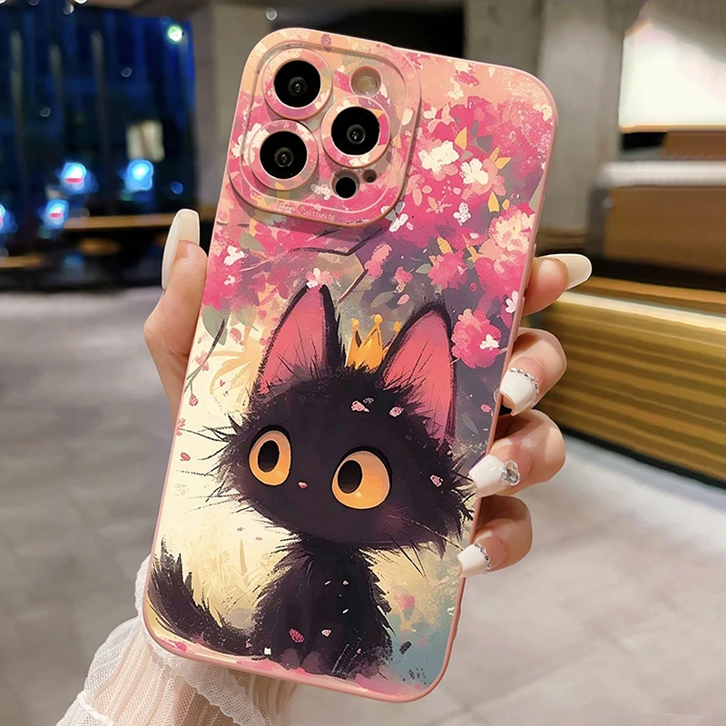Picture 7: For Samsung S26 S25 FE S24 S23 S22 Ultra Plus 5G Case Cherry Tulip Floral Pattern Cover For Galaxy A16 A36 A56 A55 A54 A53 Funda