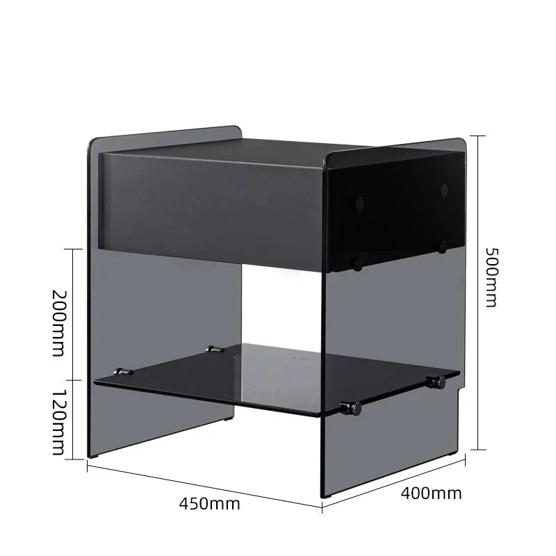 Storage Simple Nightstand Modern Black Nordic Trendy Nightstand Luxury Bedroom Mesita De Noche Dormitorio Home Furniture