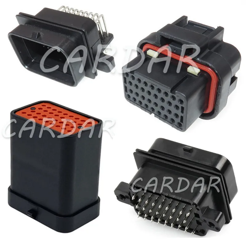 1 Set 34 Pin 4-1437290-0 6437288-1 2-6447232-3 Tyco AMP Auto Oil Gas Connector Automotive ECU Socket For Cars