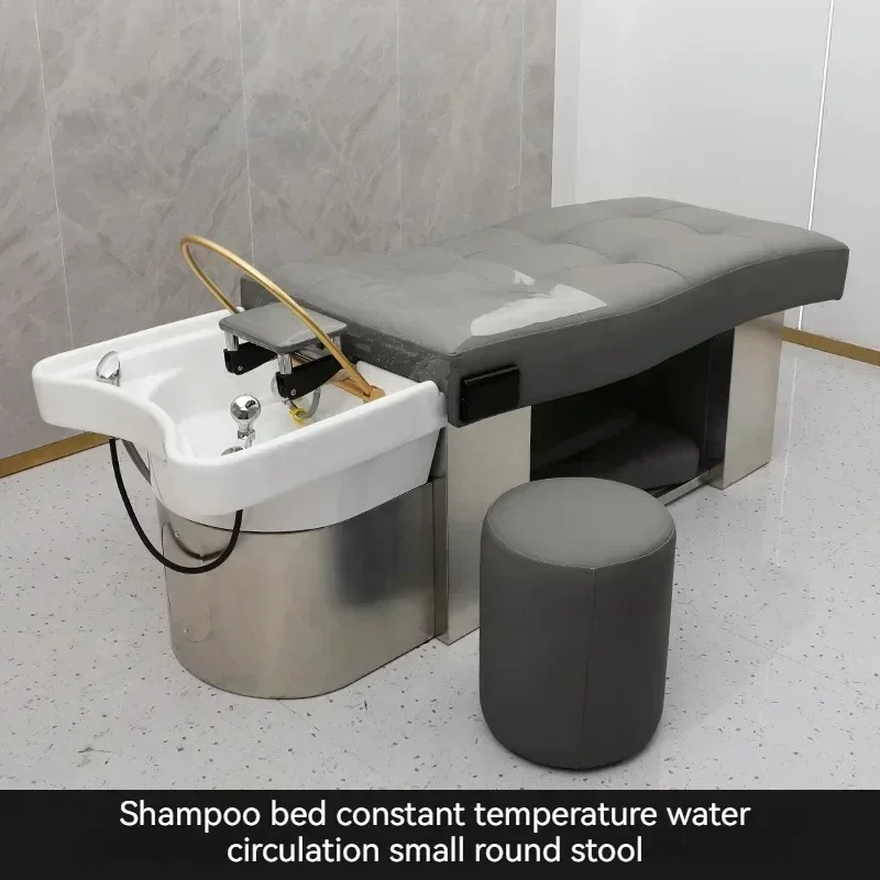 

Кровать для мытья волос Head Spa, роскошная гостиная, стул для шампуня с циркуляцией воды, терапия Behandelstoel, мебель