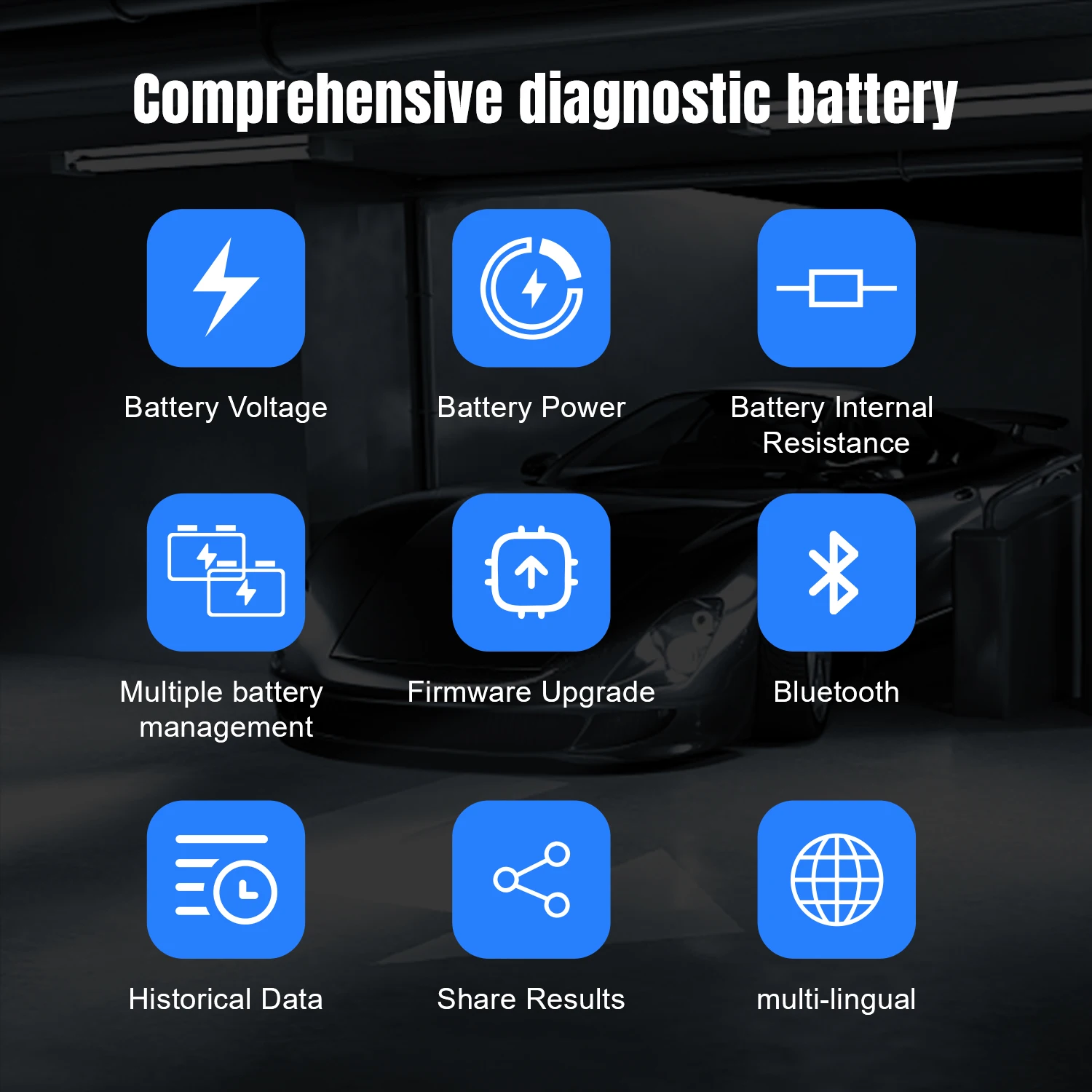 KONNWEI BK200 6V 12V 24V Bluetooth 5.0 Samochód Motocykl Ciężarówka Tester akumulatora Analizator 2000CCA Narzędzie do testowania rozruchu ładowania