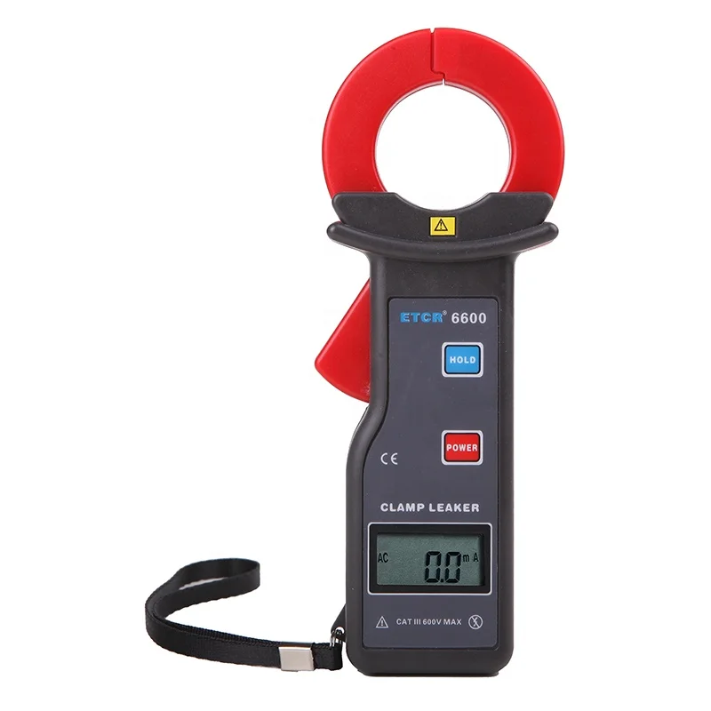 ETCR6500 ETCR6600 High Accuracy Current Clamp Leaker mA Level AC Resolution 10uA CT Integral AC With RS232 Interface Data Hold