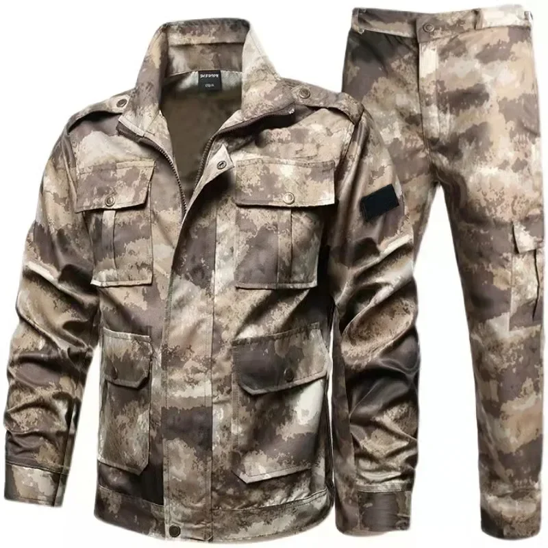 Men Camouflage Suit Work Wear Suit Unisex Uniforms for Men Outdoor Hunting Tactical Suit Summer Tactical Gear