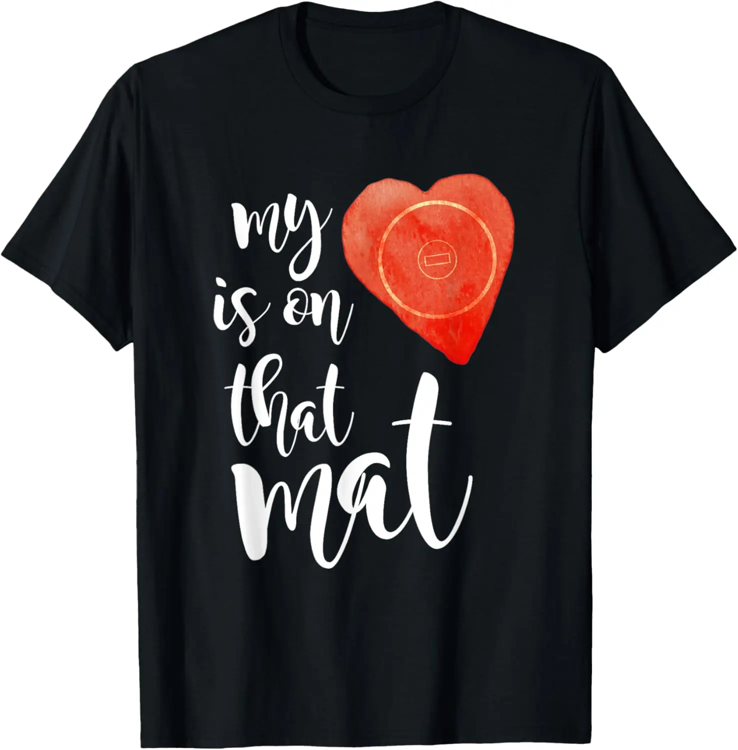 Wrestling Mom Girlfriend Shirts - My Heart Is On That Mat