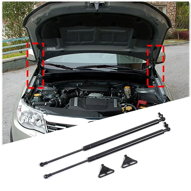 

For Subaru Forester 2008-2012 Carbon Steel Front Bonnet Hood Modify Support Shock Absorber Hydraulic Damper Prop Rod