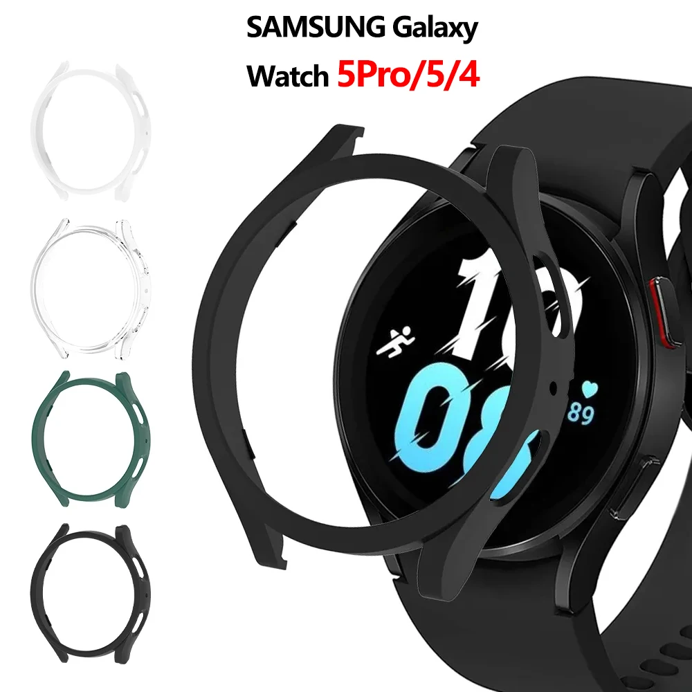 Watch Case for Samsung Galaxy Watch 5/4 40mm 44mm PC Matte Cover Protective Bumper All-Around Galaxy Watch 5 Pro 45mm Accessorie