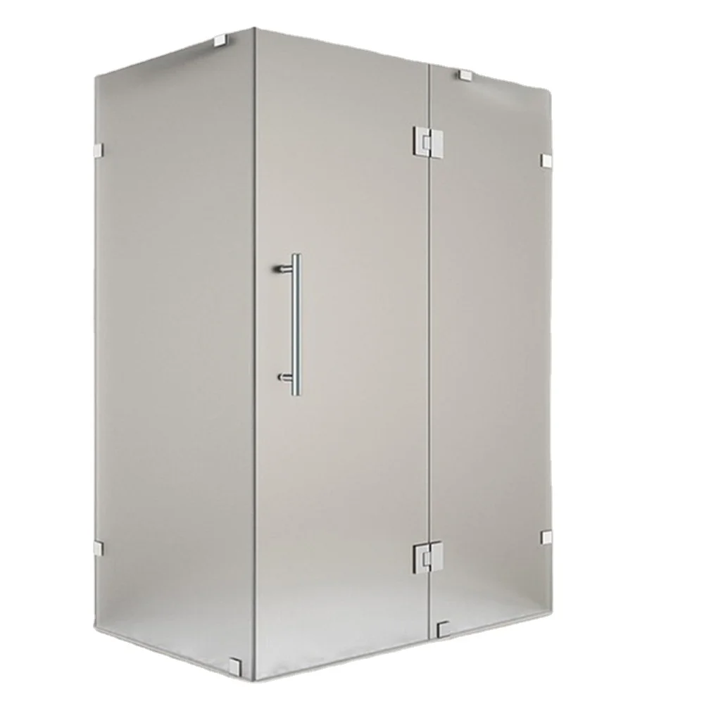 

Shower Rooms Shower Enclosure With Hinge Installation Square Glass Design Bath Enclosed Glass Simple Modern Acrylic Frameless