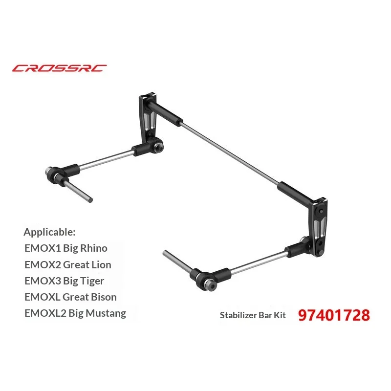 Crossrc Anti Roll Rod Set Emox1 \ X2 \ X3 \ Xl \ Xl2 Universal Upgrade Accessory Cs-97401728