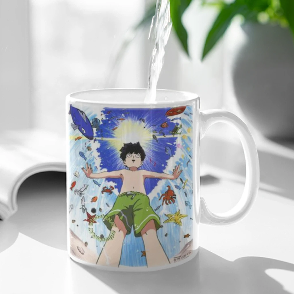 

Anime Mob Psycho 100 Ceramic Mug Cute Coffee Tea Milk Stave Mugs And Cups with Handle Novelty Gifts