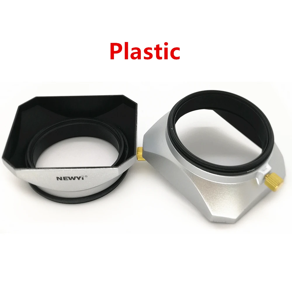 Capa de lente quadrada para sony fujifilm olympus lentes de câmera sem espelho filmadoras dv 37 39 40.5 43 46 49 52 55 58 mm