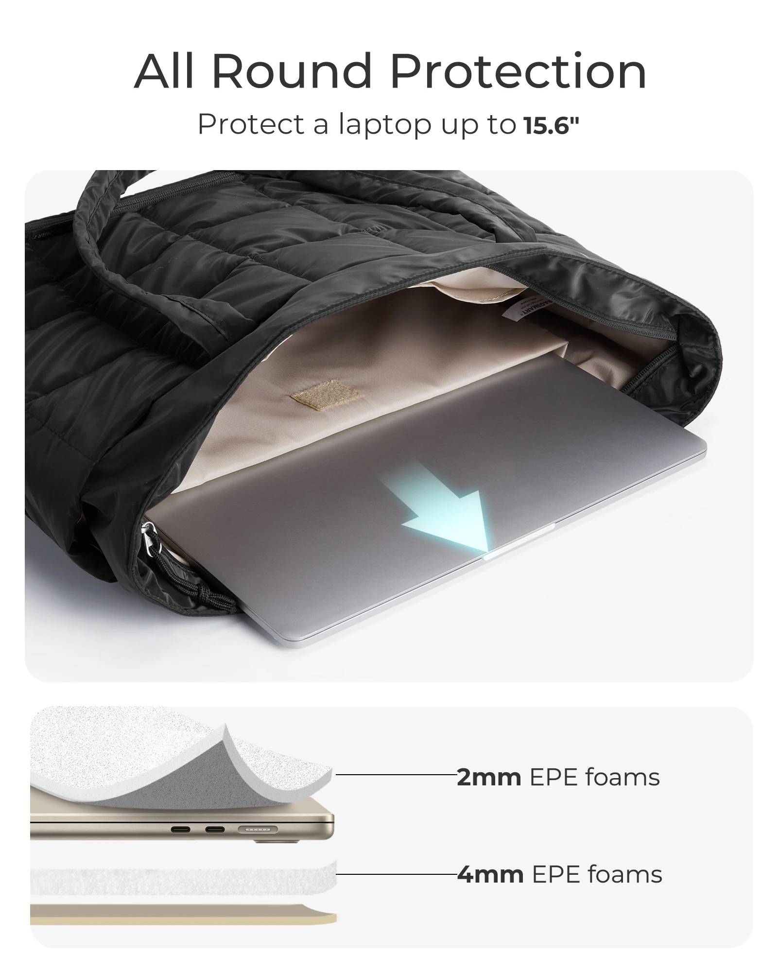 BAGSMART дорожная большая сумка женская расширяемая сумка для ручной клади на молнии водостойкая стеганая сумка для выходных для работы медсестры