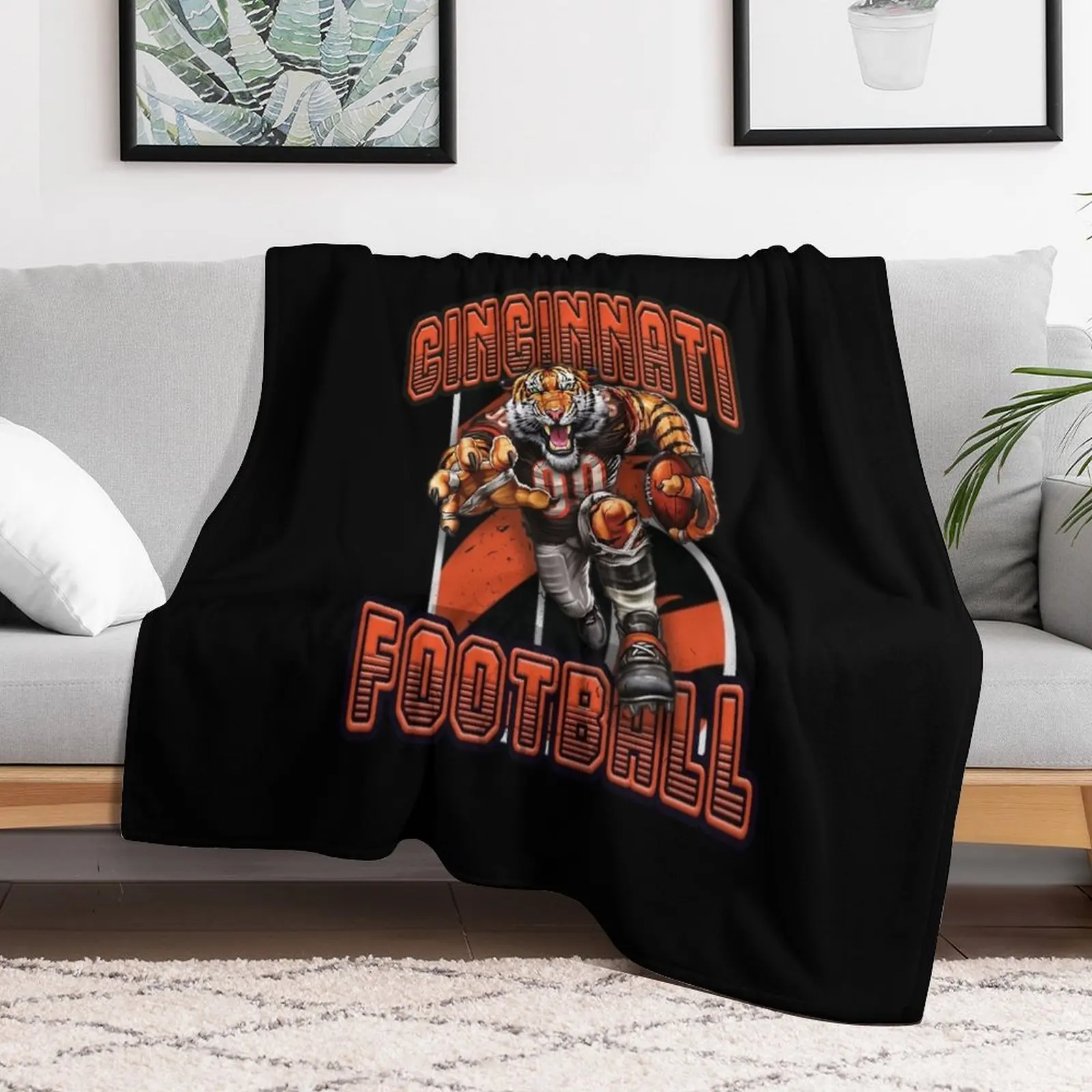 

Cincinnati Football Throw Blanket Cute sofa bed for babies Comforter Blankets