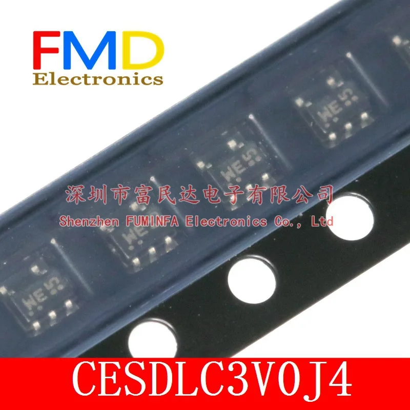 Electrostatic Discharge(ESD)Protection Device CESDLC3V0J4 SOT-353 TI 4P TVSDiode