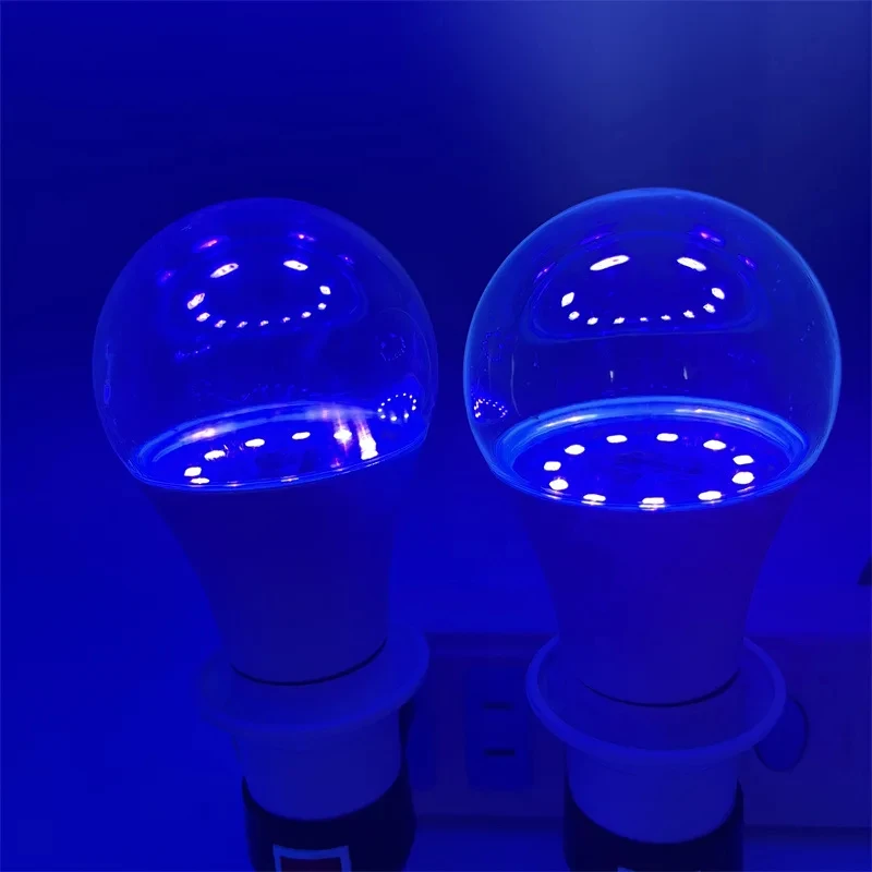 E27 Led Bulb 9W UV Light Bulbs Blacklight 395nm Ultraviolet Lamp Body Paint Fluorescent Lights Glow Party Disco Bar Decoration