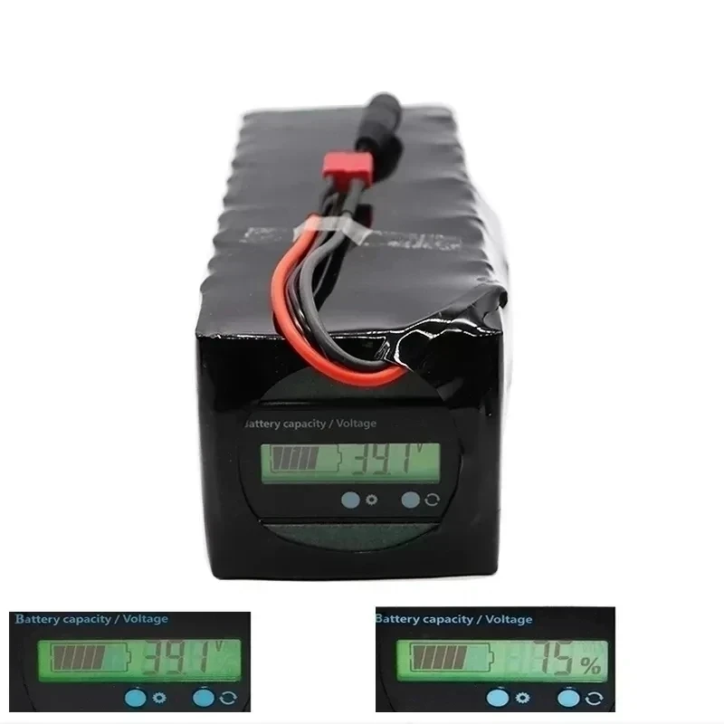 36V battery 10S4P 30Ah battery pack 1000W high power battery 42V 30000mAh Ebike electric bicycle BMS Capacity Indicator+charger