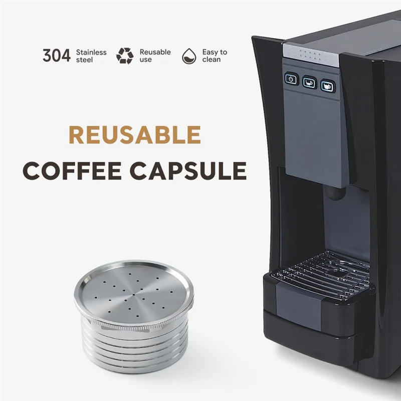 สําหรับ Essse Espresso Caffe - S.12 Sistema เครื่องสแตนเลสแคปซูลกาแฟแบบใช้ซ้ําได้กาแฟเอสเปรสโซกรอง Pods อะไหล่