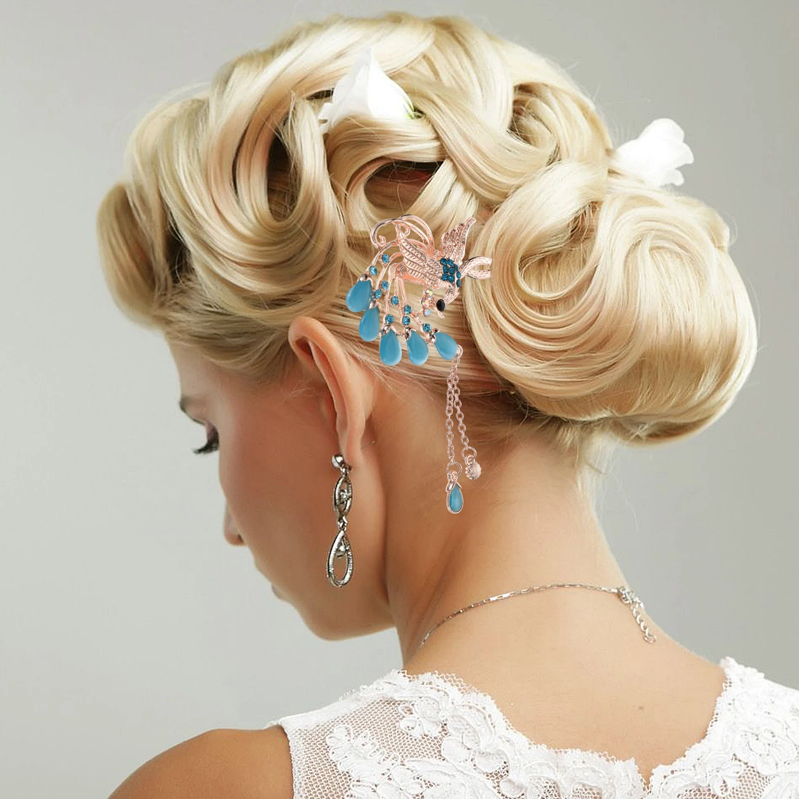 

Vintage Stick Crystal Tassel Alloy Chopstick For Women Girls Accessories Vintage Hair Pin Hair Styling Tool