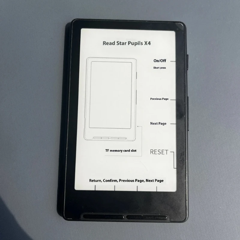 XTEINK X4 4.3 E-Ink Reader 16GB Black White