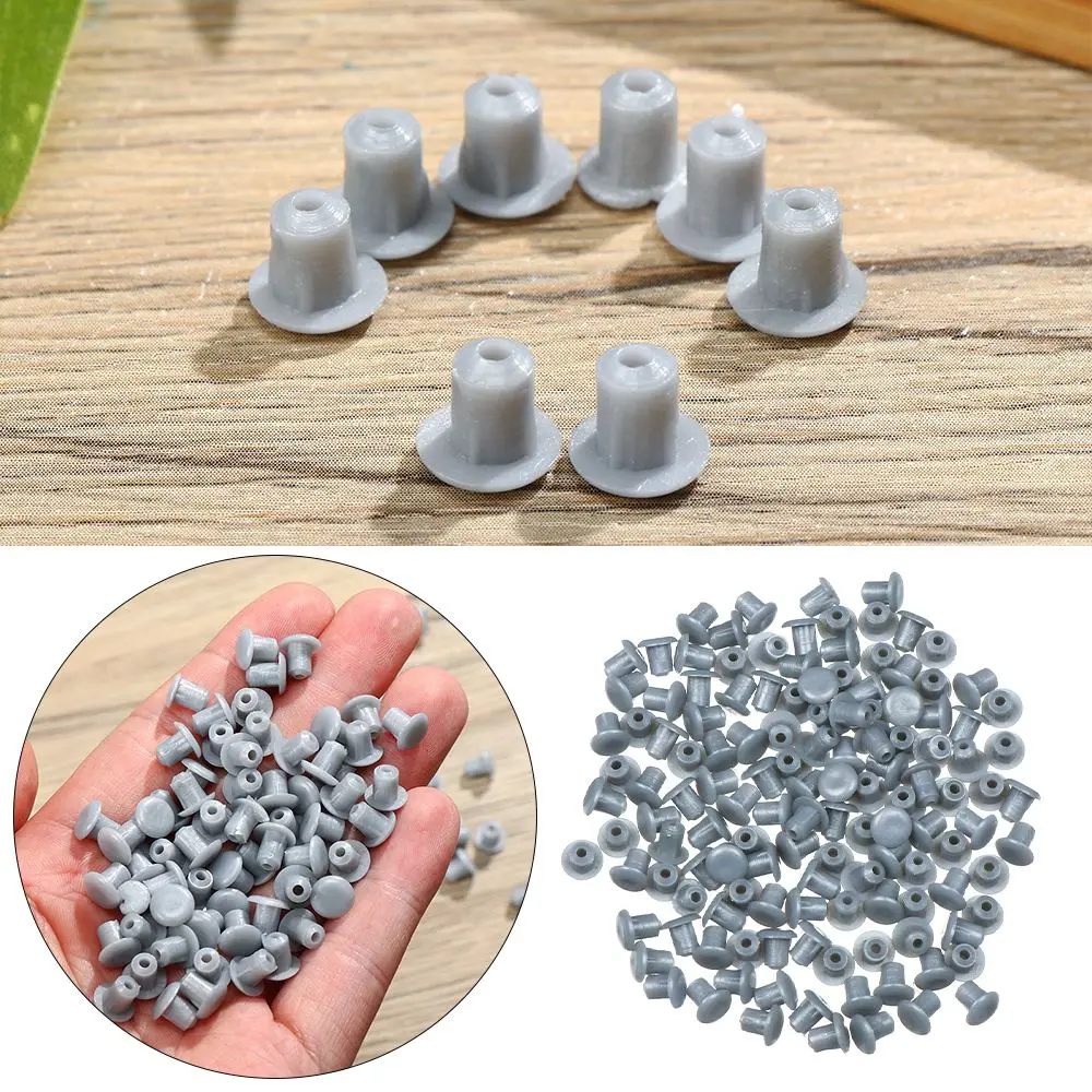 100Pcs Practical Hole Ornament Hardware Drill Hole Plug Protective Cap Furniture Hole Covers Screw Decor Dust Plug Stopper