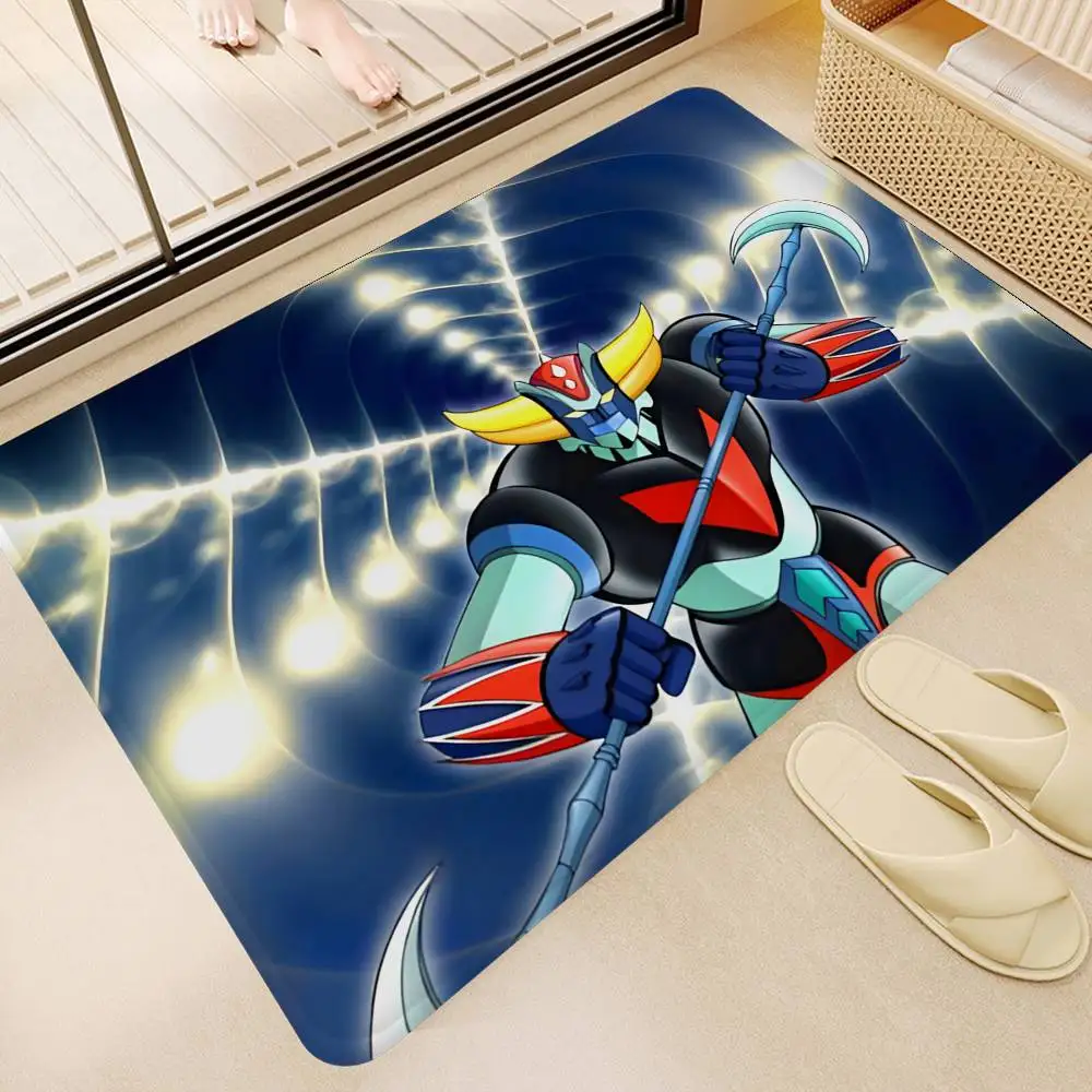 UFO ROBO GRENDIZER GOLDORAK Anmie Floor Mat Non-Slip Laundry Room Mat Laundry Decor Balcony Child Living Room Bedside Mats