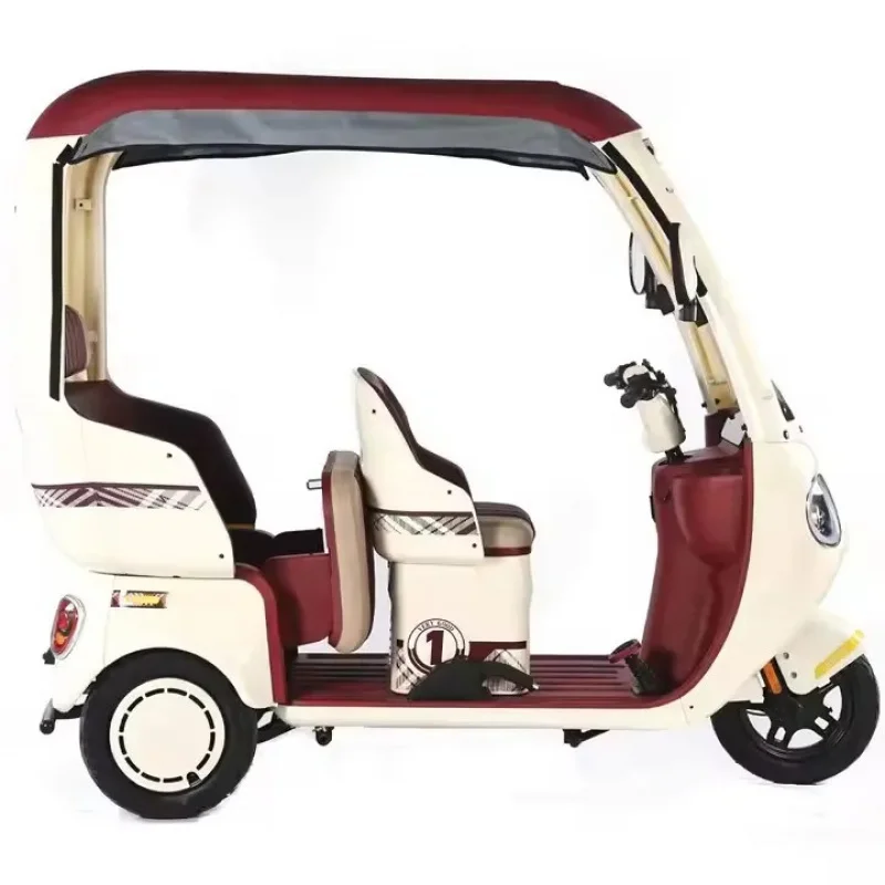 دراجة ثلاثية العجلات عالية الجودة بقدرة 800 وات ذات 3 عجلات، بيع دراجة ثلاثية العجلات من الحديد الآلي المشهورة لاستخدام الركاب #3