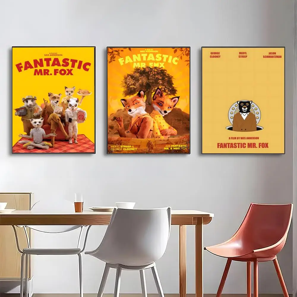 ANIME F-Fantastic Mr. Fox Poster High-definition posters, wall art for living room and home decor.