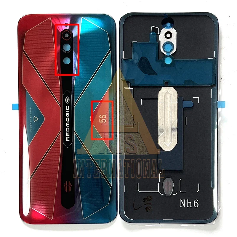 Back Cover Rear  Housing For ZTE Nubia Red Magic 5G 5S Battery Case Replacement