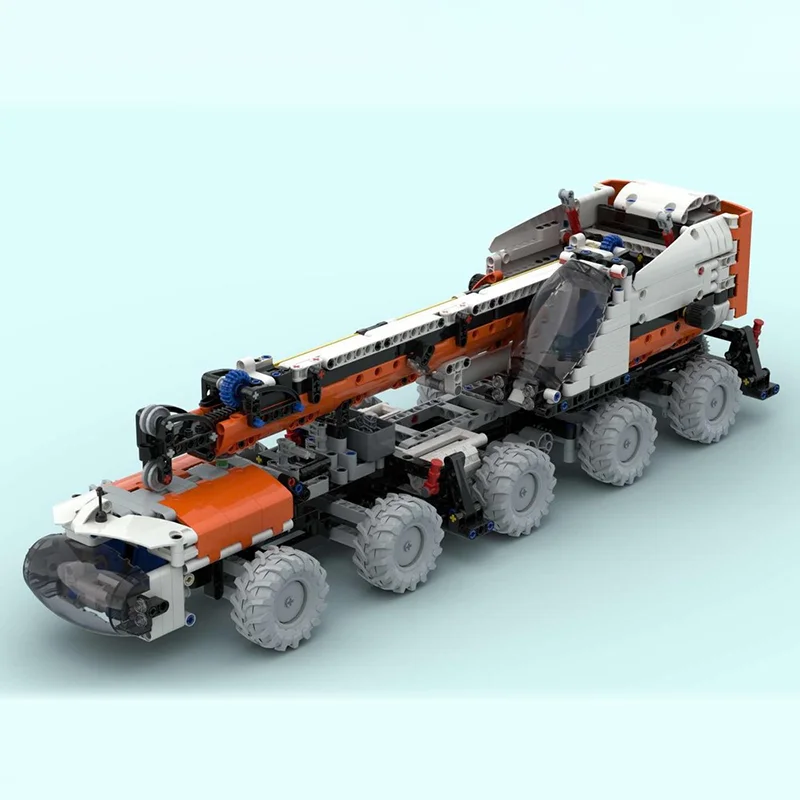 1391PCS Moc Heavy Module Crane LT78+C Technology Building Blocks Creative Gift for Kids Birthday Educational Toy