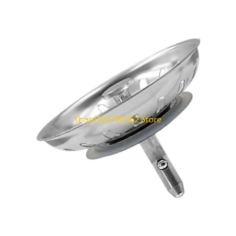 

547B Sink Drain with Triple Layer Filtration Corrosion Resistant Steel Adapter for Tight Spaces & Easy Maintenance
