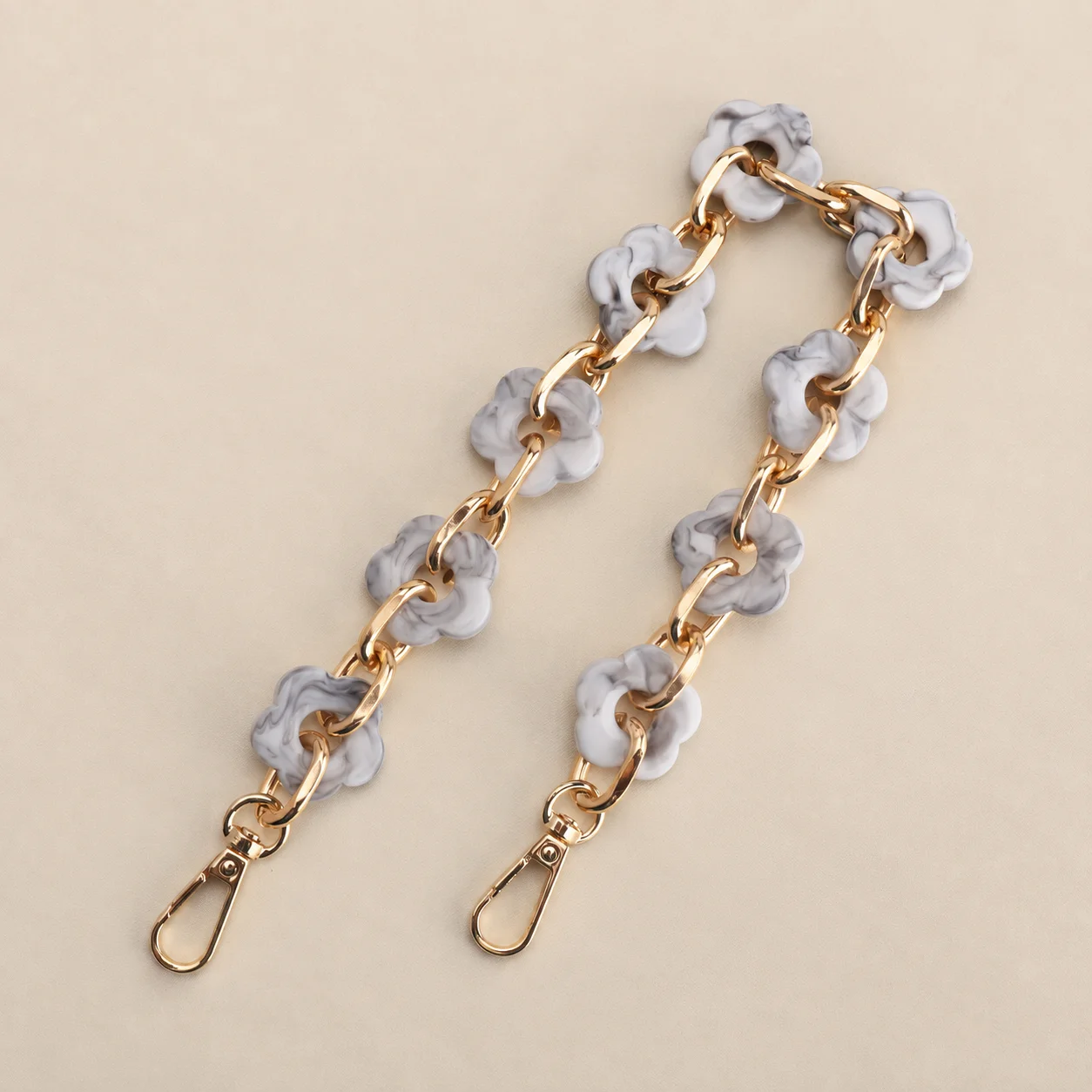 Hardware Bag Chain Gold Detachable Bag Strap Bag Shoulder Strap Sweet For Underarm Bags Short Decorative Strap Daily Outings