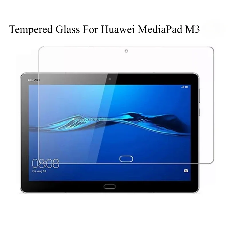 1PCS Tempered Glass Screen Protector For Huawei MediaPad M3 Lite 8 8.0 / M3 Lite 10 10.1 / M3 8.4 Clear Protective Film