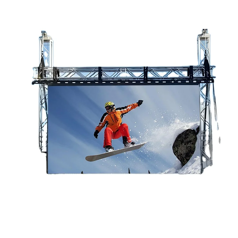 TOPvision Indoor Modular LED Poster Display Screen Digital Advertising Panel With Flight Case Rental Use