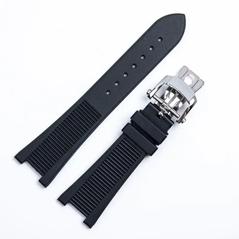 Correa de reloj de goma de silicona para PATEK PHILIPPE Nautilus 5711 5712g para interfaz especial de hombre 25*13mm correas de reloj impermeables