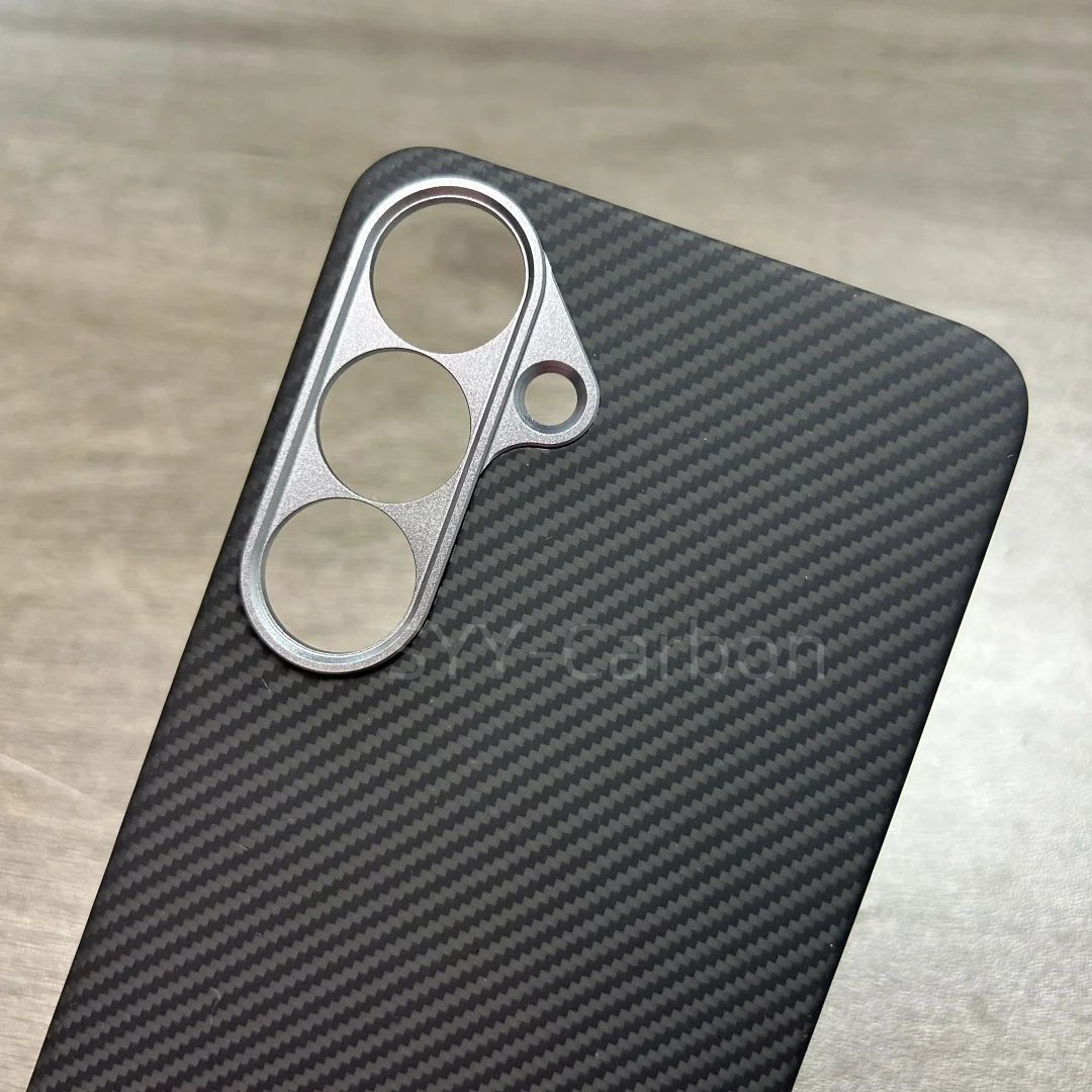Prawdziwy karbon do Samsunga Galaxy S25 Plus, Kevlarowa obudowa z Magsafe, luksusowe włókno węglowe, ultralekka, ultracienka, ochronna obudowa. — zdjęcie produktu 2