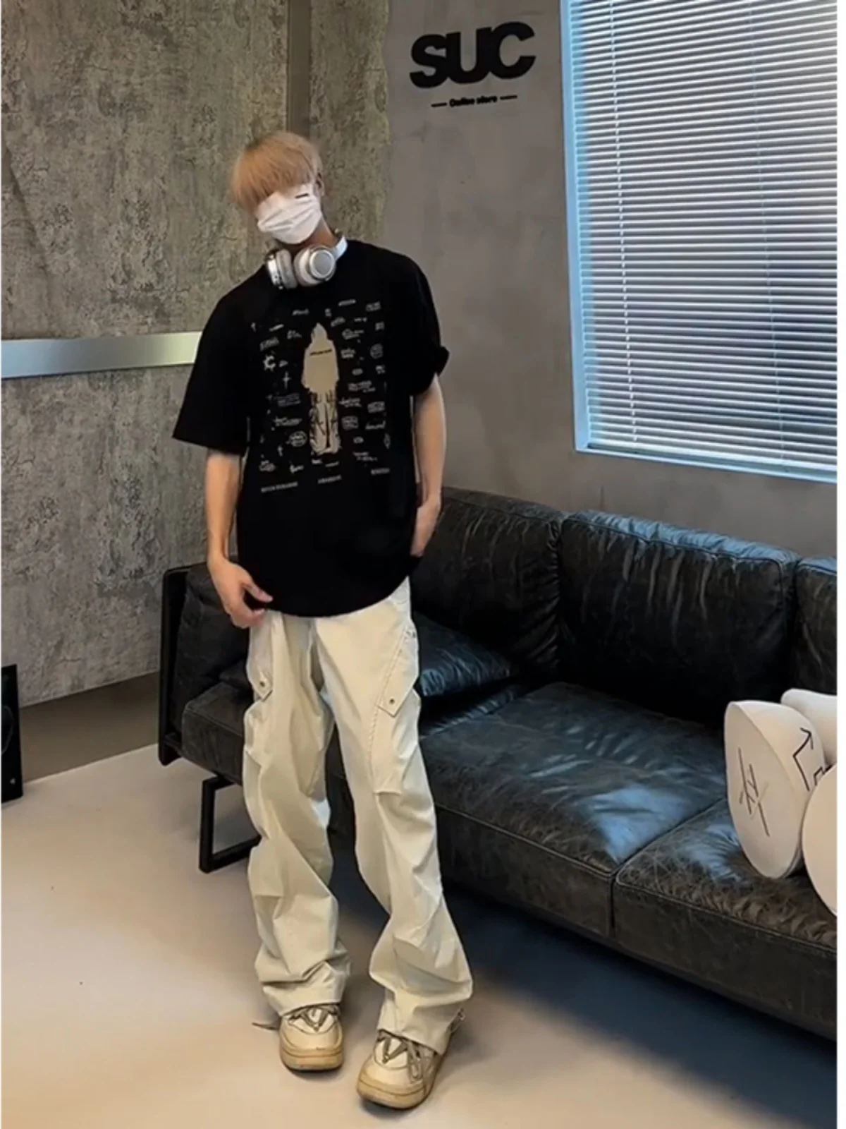 

Khaki American Style Paratrooper Pants Men Summer Thin Pleated Design Quick Dry Climbing Mountain Trousers Cool Casual Pants