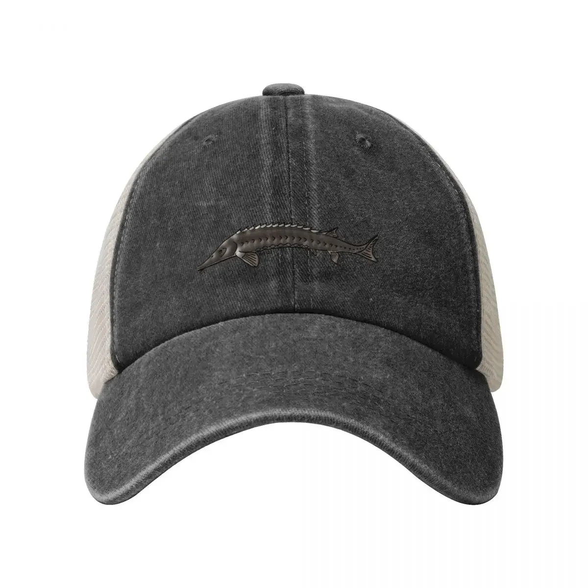 Sturgeon Cowboy Mesh Baseball Cap  Tactical Cap New In Hat Women's Clothing Men's