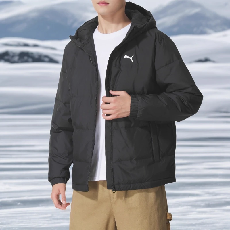 

Puma Черная мужская и женская спортивная одежда Теплый пуховик 69281101