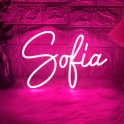 Aangepaste Led Naam Neon Sign Gepersonaliseerde Bruiloft Neon LED Verlichting Kamer Muur Decor Aangepaste Naam Neon Borden Slaapkamer Woondecoratie