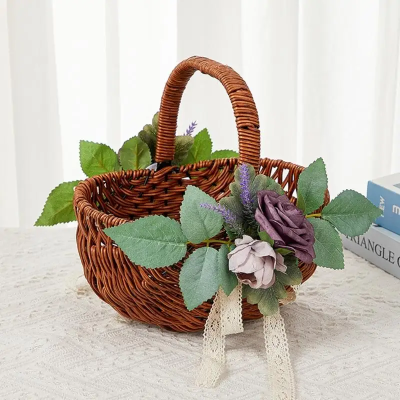 94pc Wicker Flower Basket Basket Containtd