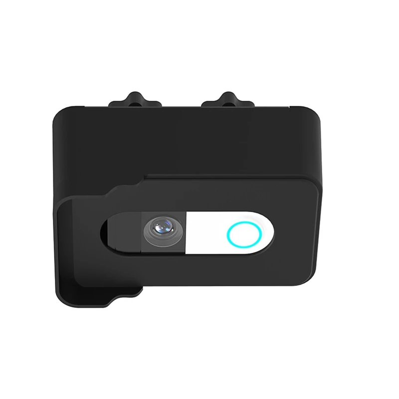 Staffa per campanello video antifurto Accessori adattivi neri regolabili Staffa per campanello universale