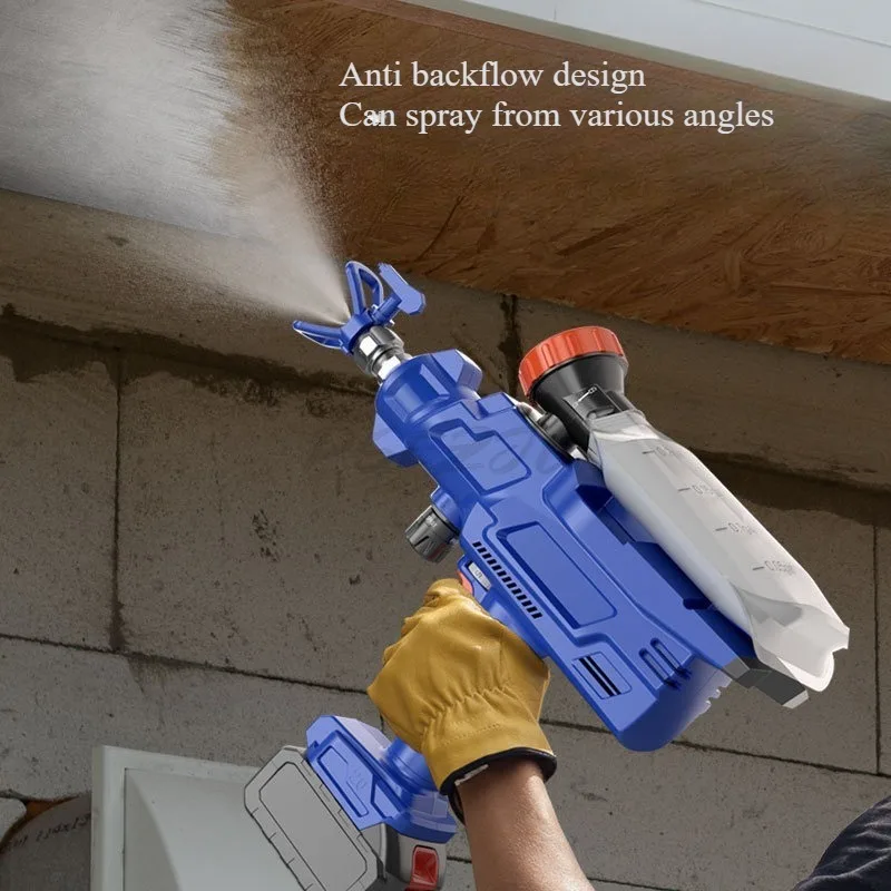 Paint Machine Handheld Spray Gun Electric Lithium Battery High-pressure Airless Spraying Machine Spray Paint Coating Latex